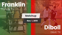 Matchup: Franklin vs. Diboll  2019