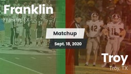 Matchup: Franklin vs. Troy  2020