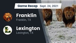 Recap: Franklin  vs. Lexington  2021