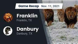 Recap: Franklin  vs. Danbury  2021