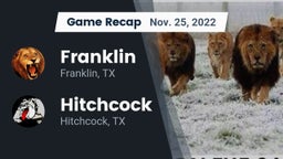 Recap: Franklin  vs. Hitchcock  2022