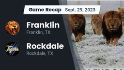 Recap: Franklin  vs. Rockdale  2023