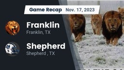 Recap: Franklin  vs. Shepherd  2023
