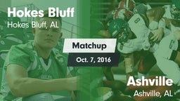 Matchup: Hokes Bluff vs. Ashville  2016