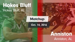 Matchup: Hokes Bluff vs. Anniston  2016