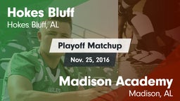 Matchup: Hokes Bluff vs. Madison Academy  2016