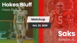 Matchup: Hokes Bluff vs. Saks  2020