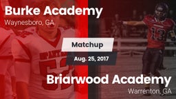 Matchup: Burke Academy vs. Briarwood Academy  2017