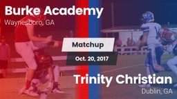 Matchup: Burke Academy vs. Trinity Christian  2017