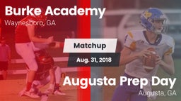 Matchup: Burke Academy vs. Augusta Prep Day  2018