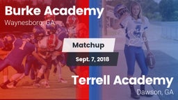 Matchup: Burke Academy vs. Terrell Academy  2018