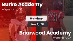 Matchup: Burke Academy vs. Briarwood Academy  2019