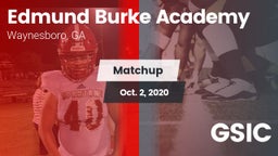 Matchup: Burke Academy vs. GSIC 2020