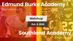 Matchup: Burke Academy vs. Southland Academy  2020