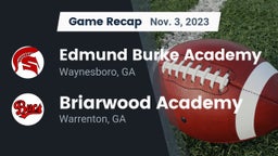 Recap: Edmund Burke Academy  vs. Briarwood Academy  2023