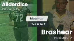 Matchup: Allderdice vs. Brashear  2018