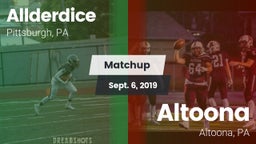 Matchup: Allderdice vs. Altoona  2019