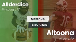 Matchup: Allderdice vs. Altoona  2020