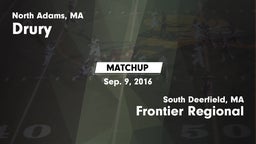 Matchup: Drury vs. Frontier Regional  2016