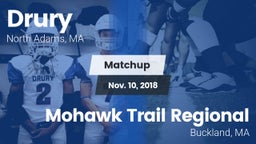 Matchup: Drury vs. Mohawk Trail Regional  2018