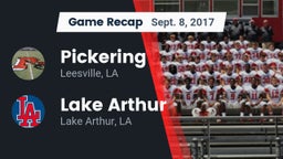 Recap: Pickering  vs. Lake Arthur  2017