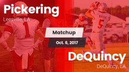 Matchup: Pickering vs. DeQuincy  2017