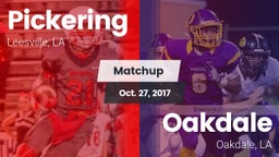 Matchup: Pickering vs. Oakdale  2017
