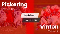 Matchup: Pickering vs. Vinton  2018