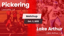 Matchup: Pickering vs. Lake Arthur  2019