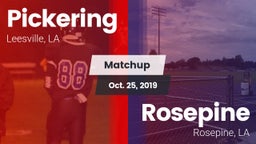 Matchup: Pickering vs. Rosepine  2019