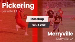 Matchup: Pickering vs. Merryville  2020
