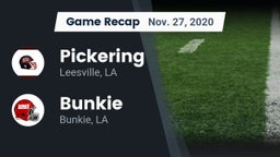 Recap: Pickering  vs. Bunkie  2020