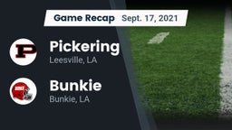Recap: Pickering  vs. Bunkie  2021