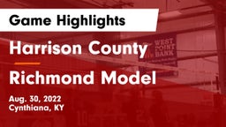 Harrison County  vs Richmond Model Game Highlights - Aug. 30, 2022