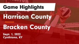 Harrison County  vs Bracken County Game Highlights - Sept. 1, 2022