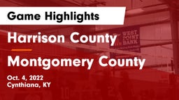 Harrison County  vs Montgomery County  Game Highlights - Oct. 4, 2022