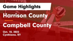 Harrison County  vs Campbell County  Game Highlights - Oct. 10, 2022