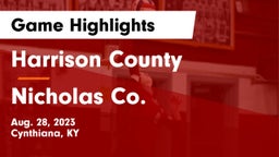 Harrison County  vs Nicholas Co. Game Highlights - Aug. 28, 2023