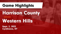 Harrison County  vs Western Hills  Game Highlights - Sept. 2, 2023