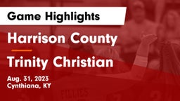 Harrison County  vs Trinity Christian Game Highlights - Aug. 31, 2023