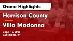 Harrison County  vs Villa Madonna  Game Highlights - Sept. 18, 2023