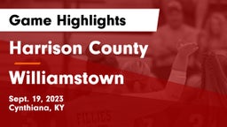 Harrison County  vs Williamstown  Game Highlights - Sept. 19, 2023