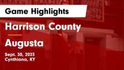 Harrison County  vs Augusta  Game Highlights - Sept. 30, 2023