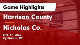 Harrison County  vs Nicholas Co.  Game Highlights - Oct. 17, 2023