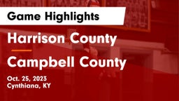 Harrison County  vs Campbell County  Game Highlights - Oct. 25, 2023