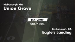 Matchup: Union Grove vs. Eagle's Landing  2016