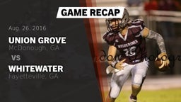 Recap: Union Grove  vs. Whitewater  2016