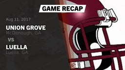 Recap: Union Grove  vs. Luella  2017