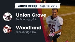 Recap: Union Grove  vs. Woodland  2017