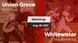 Matchup: Union Grove vs. Whitewater  2017